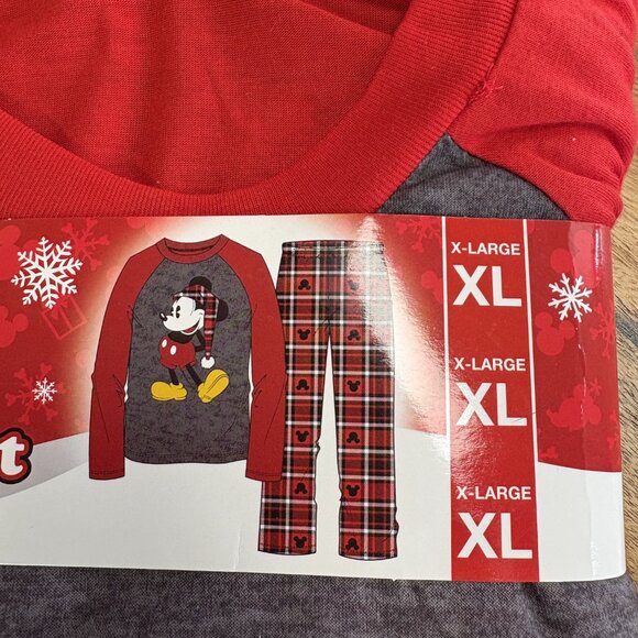 NEW Men's Disney MIckey Mouse Christmas Pajamas - Size XL - Picture 2 of 3